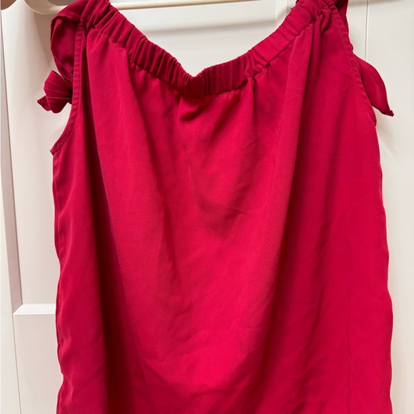 Dynamite red tank with tie sleeves - Picture 2 of 6